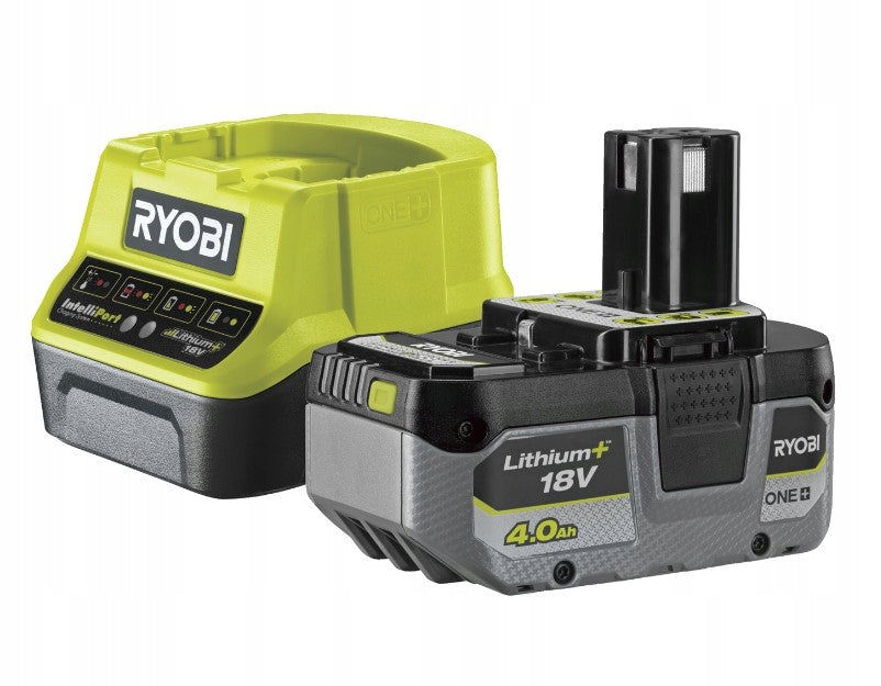 RYOBI Battery Pack 4.0 Ah RC18120B-140X + Charger