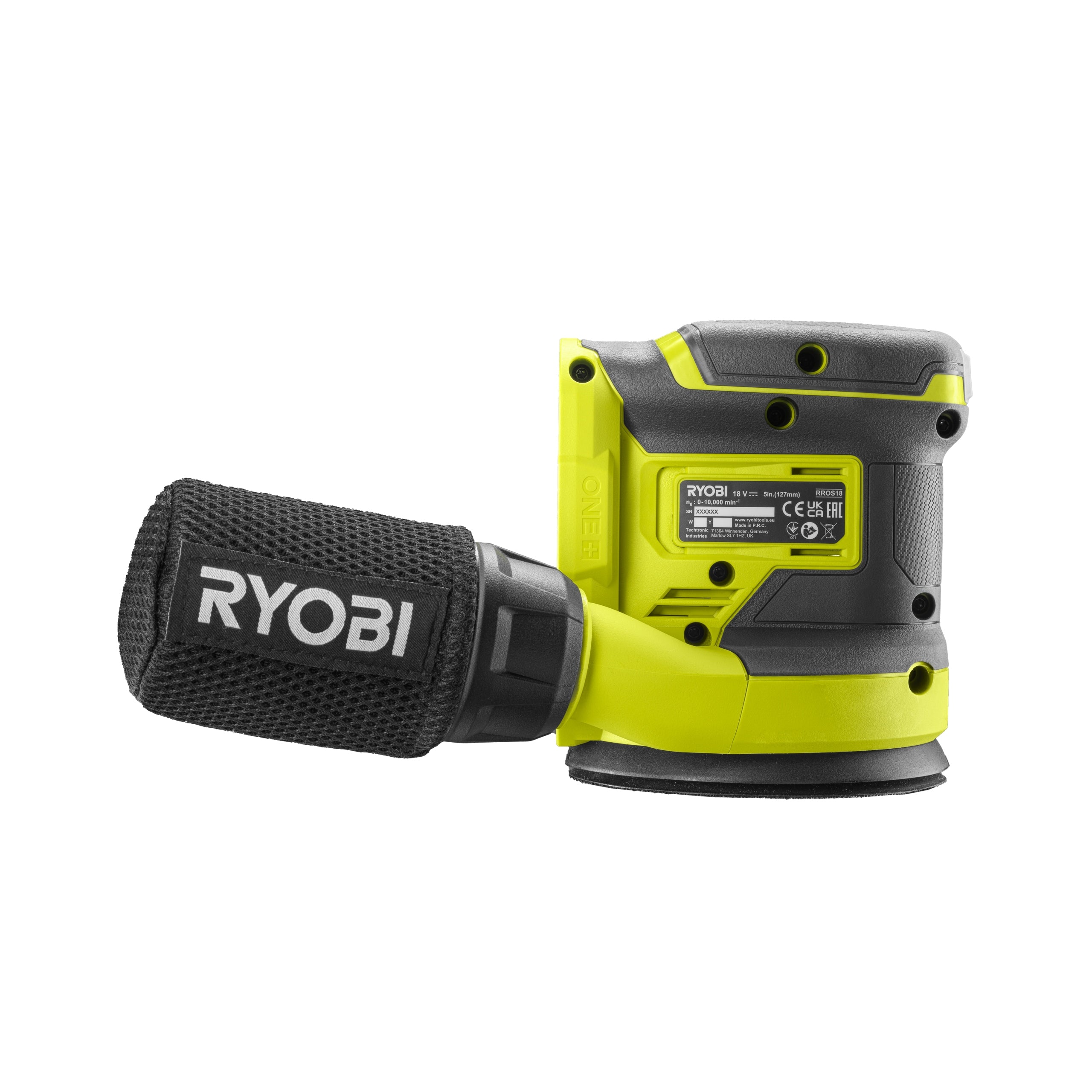 RYOBI CORDLESS ECCENTRIC GRINDER 18V 125MM RROS18 PEX SOLO Brand Ryobi