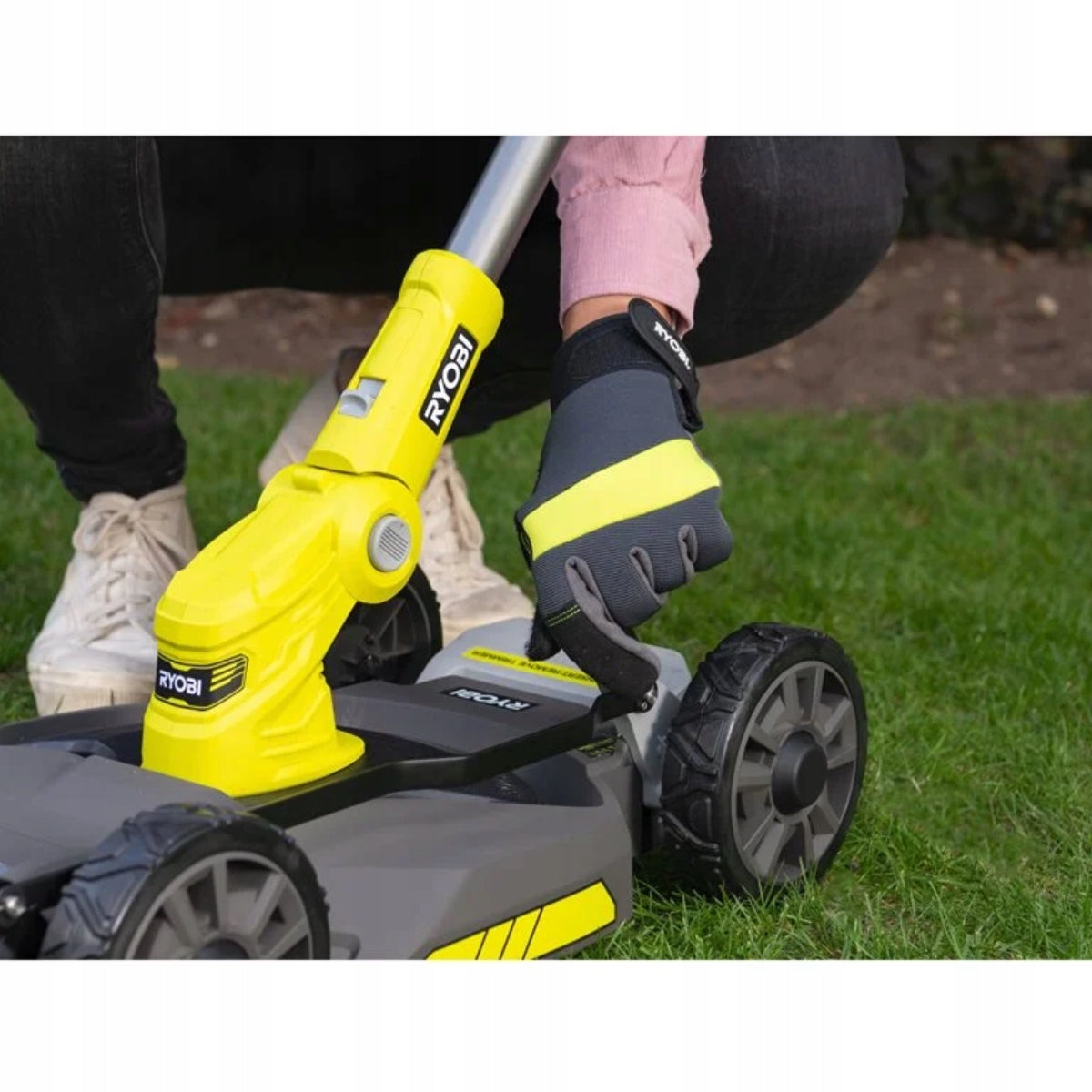 RYOBI Multifunction mower 30cm 18V RY18LMC30A-120 + Aku 2Ah + Charge. Power supply rechargeable battery