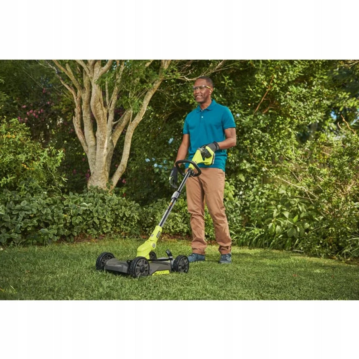 RYOBI Multifunction mower 30cm 18V RY18LMC30A-120 + Aku 2Ah + Charge. Tool weight 0 kg