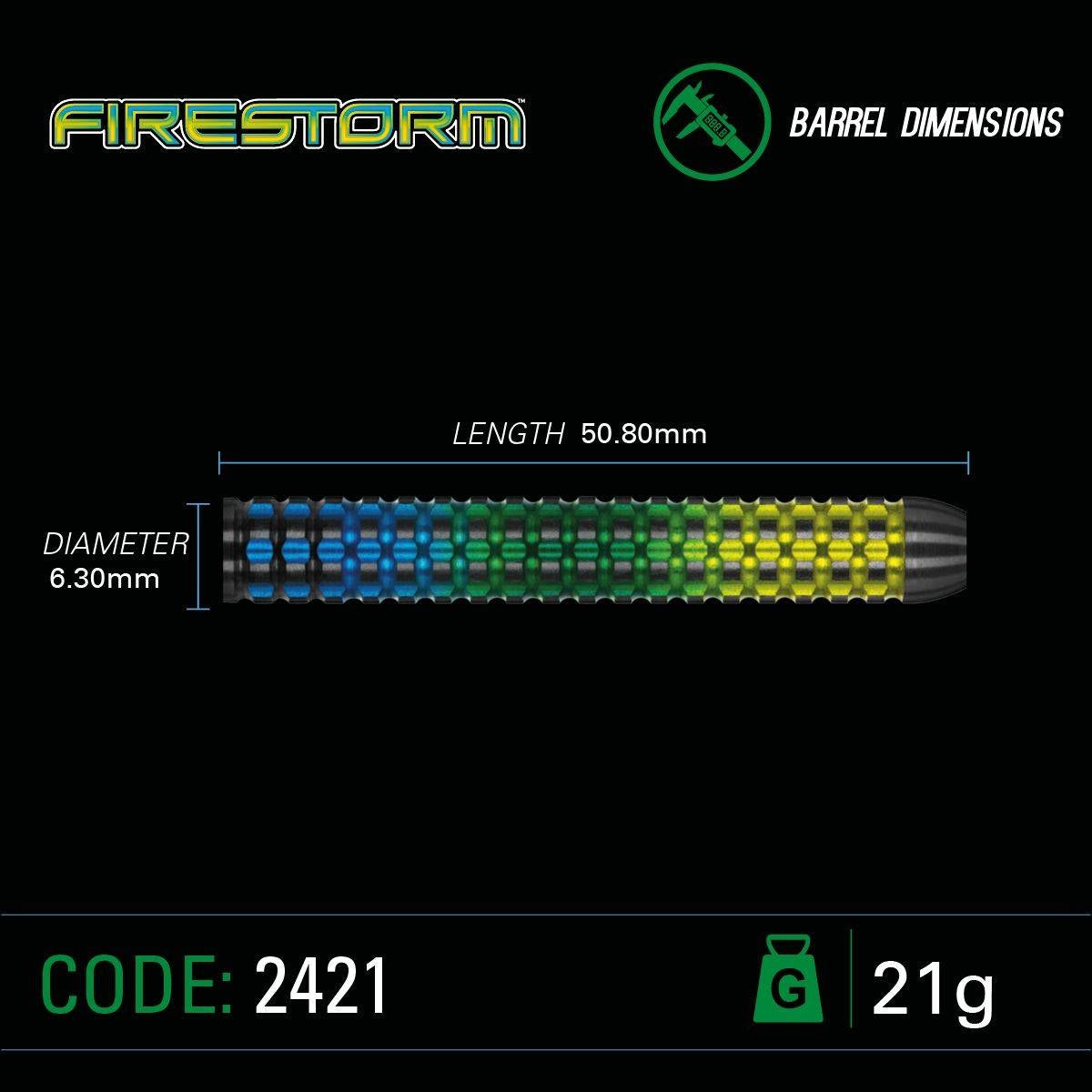 Strėlytės Winmau Firestorm, 21 g.