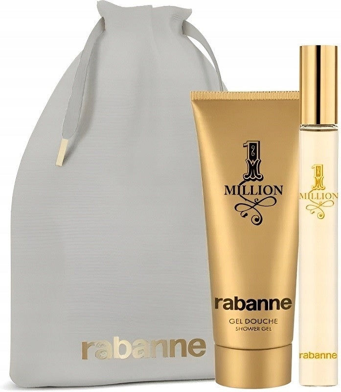 Rabanne 1 Million Bath Gel 100ml + eau de toilette - 10ml + Cosmetic Bag