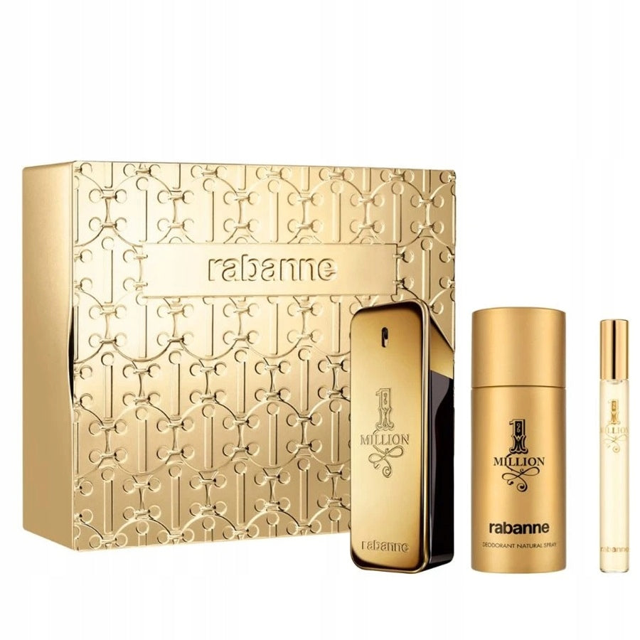 Rabanne 1 Million eau de toilette for men 100 ml+ mini 10ml+ deo 150 ml