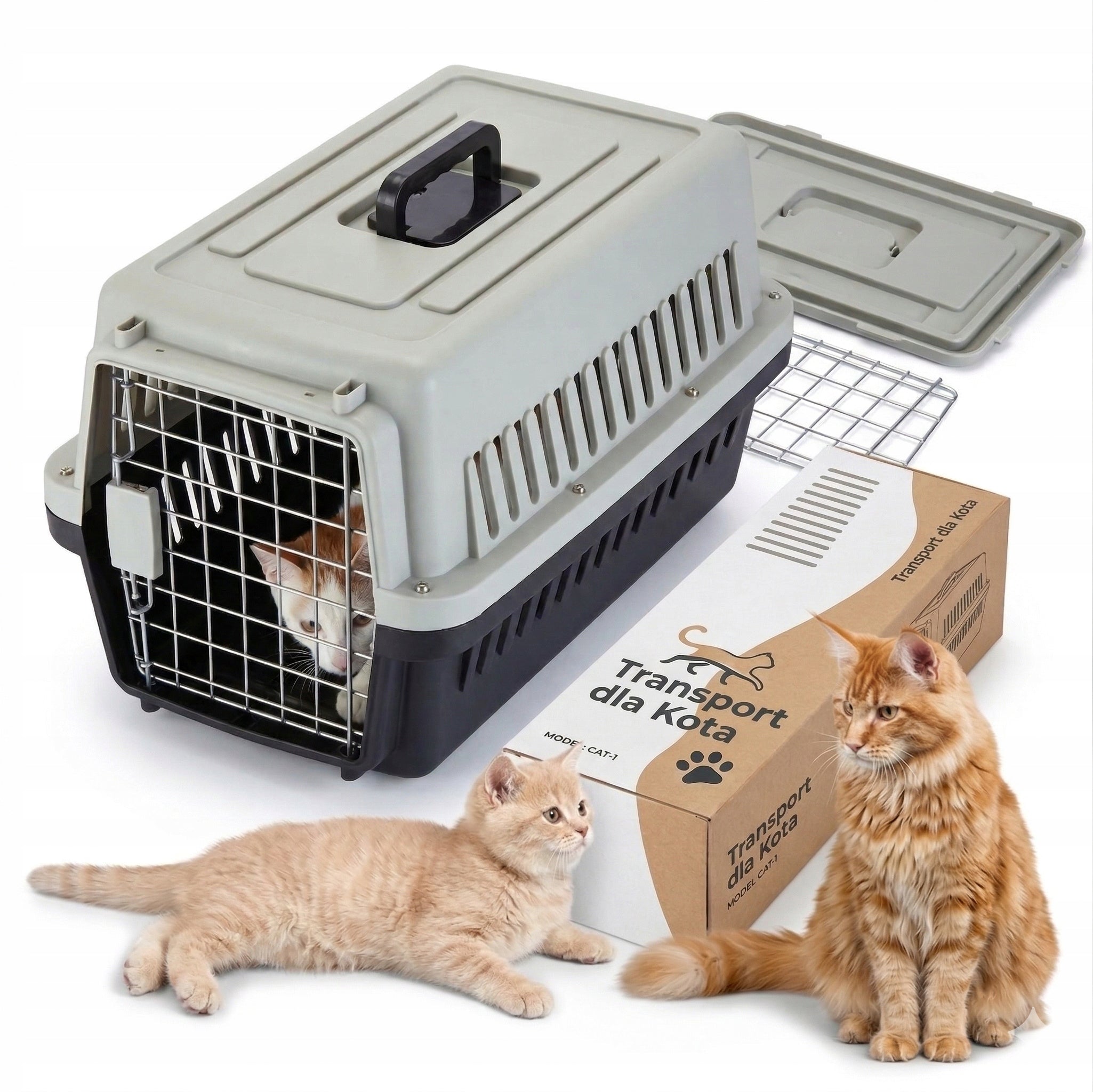 Rabbit Dog Cat Transporter Cage Portable Sturdy Strong + FREEBIE