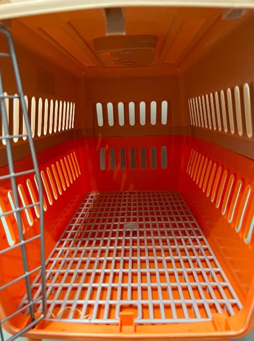 Rabbit Dog Cat Transporter Travel Cage Playpen Large Sturdy Box Product depth 48 cm