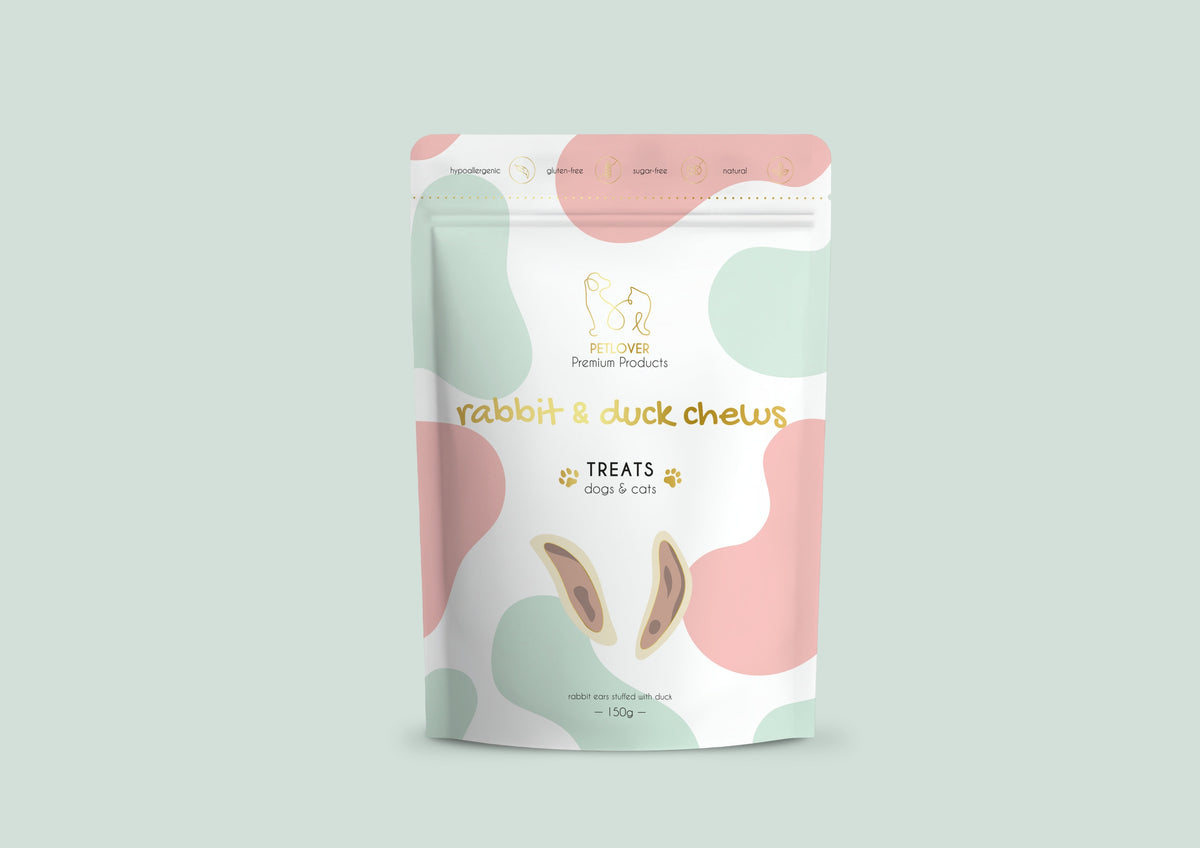 Rabbit & Duck Chews – Natural Rabbit and Duck Treats for Dogs