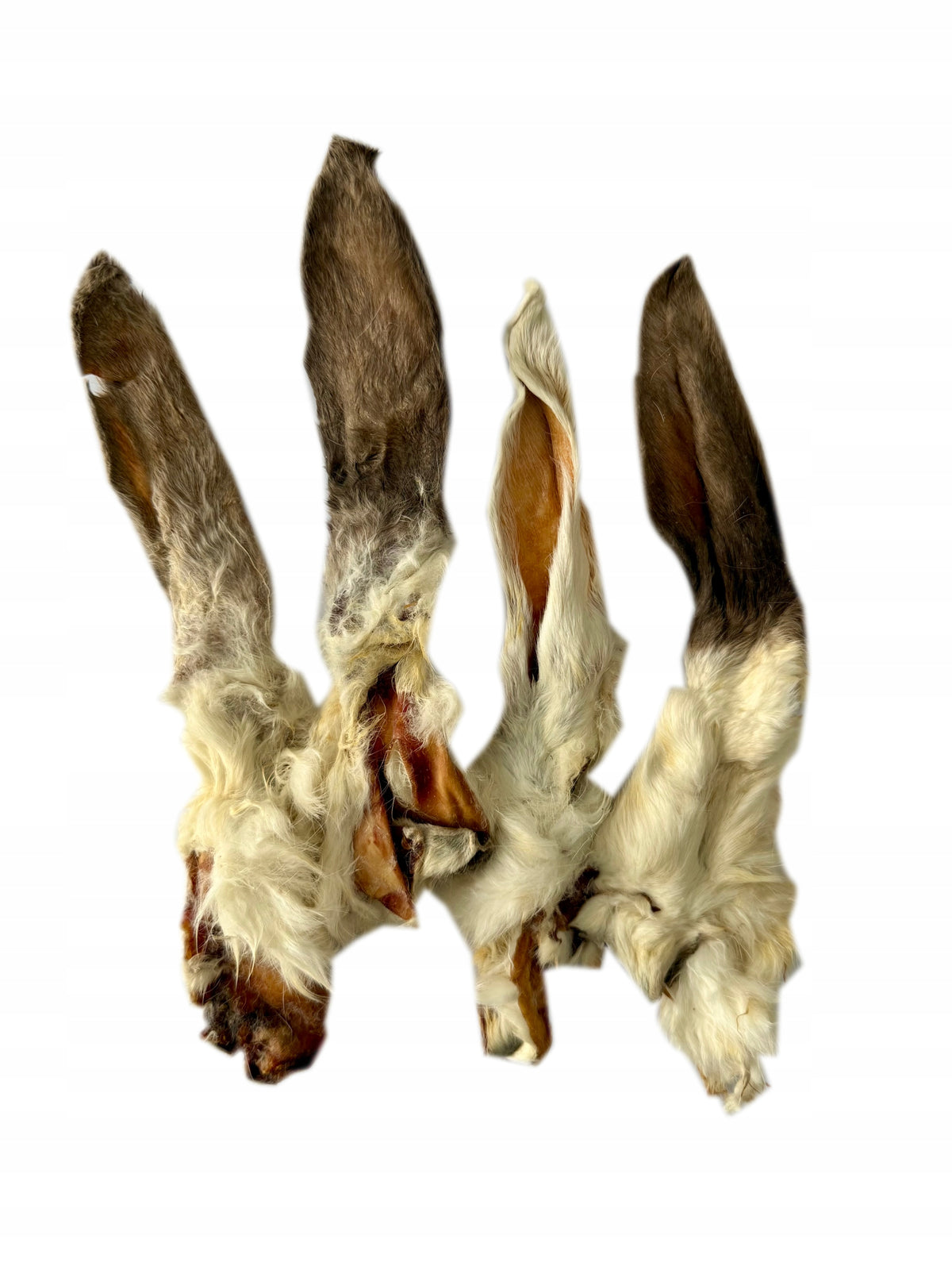 Rabbit Ears with Fur 1kg - 100% Natural Dog Teether Volume 1000 ml