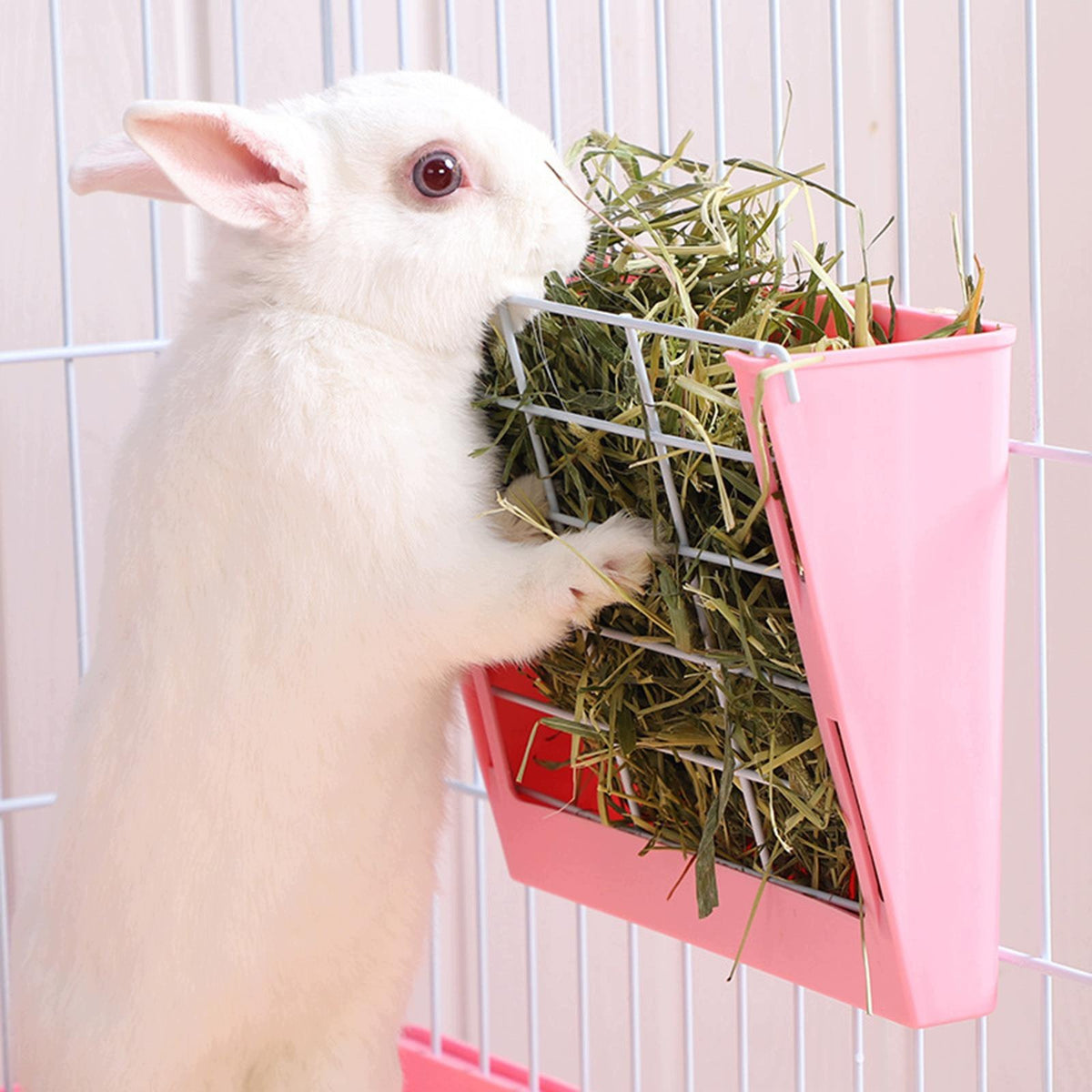 Rabbit Hay Feeder Cage Hay Dispenser , Fit for Rabbits/Guinea Pink Manufacturer code 03364042069