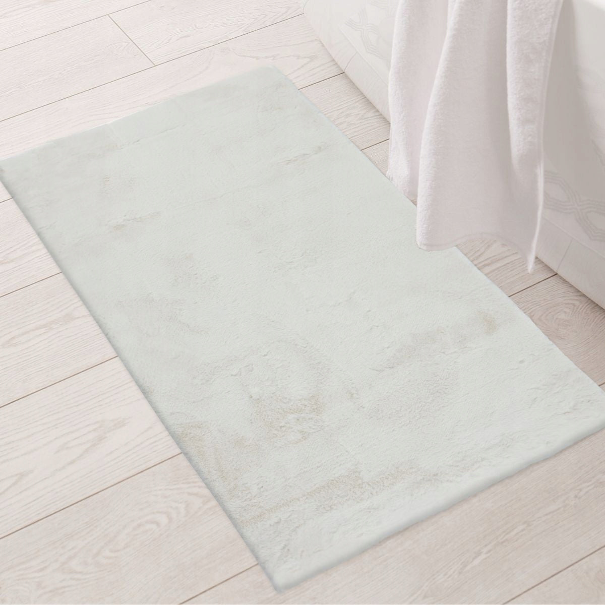 Rabbit Vivid Bathroom Rug 40x60 cm SOFT Rug for Bathroom CREAM Length 60 cm