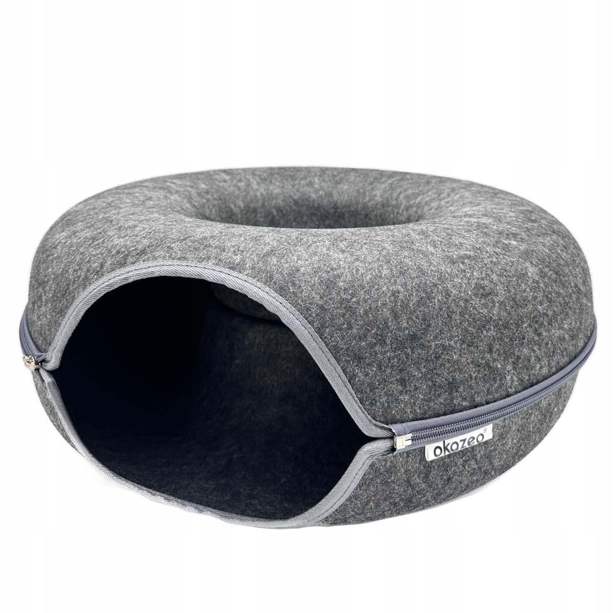 Rabbit cat bed tunnel felt house two-piece round donut Manufacturer code 99791905