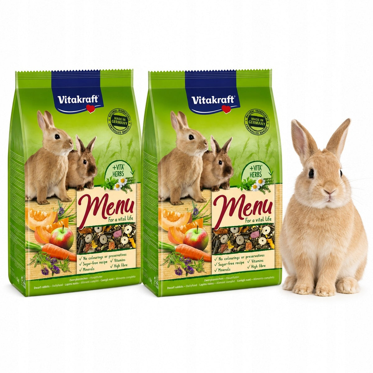 Rabbit food VITAKRAFT MENU VITAL 2x3kg