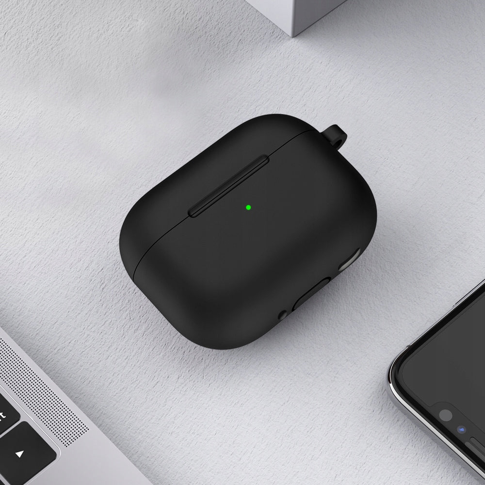 RabbitMob Case for Apple AirPods 4 with Carabiner, Cover, Case | Black Manufacturer code SL020