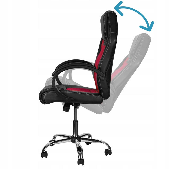 Race Tilt GAMING CHAIR NOWY STYL BLACK AND RED EAN (GTIN) 5903038214195