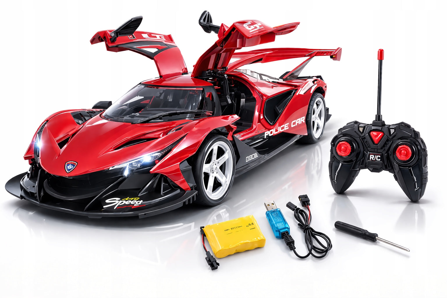 Racing Car RC Auto Apollo 1:14 Butterfly Door 5-Channel Toy