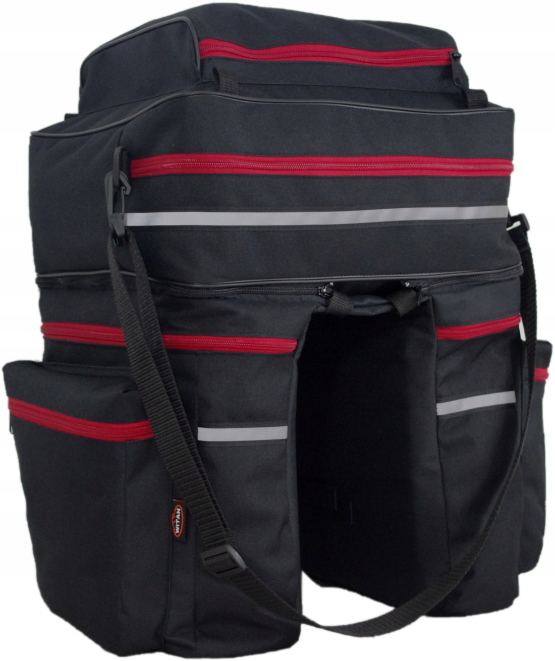 Rack bag, 3-compartment bicycle, NEW COLORS Brand Witan