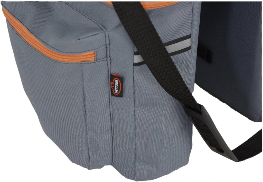 Rack bag, 3-compartment bicycle, NEW COLORS Color multicolor