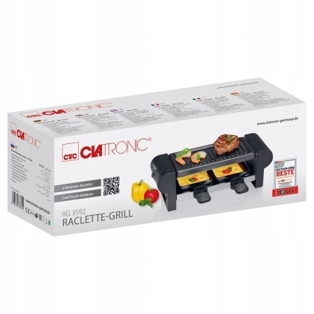 Raclette electric grill Clatronic RG 3592 black 350w Model RG 3592