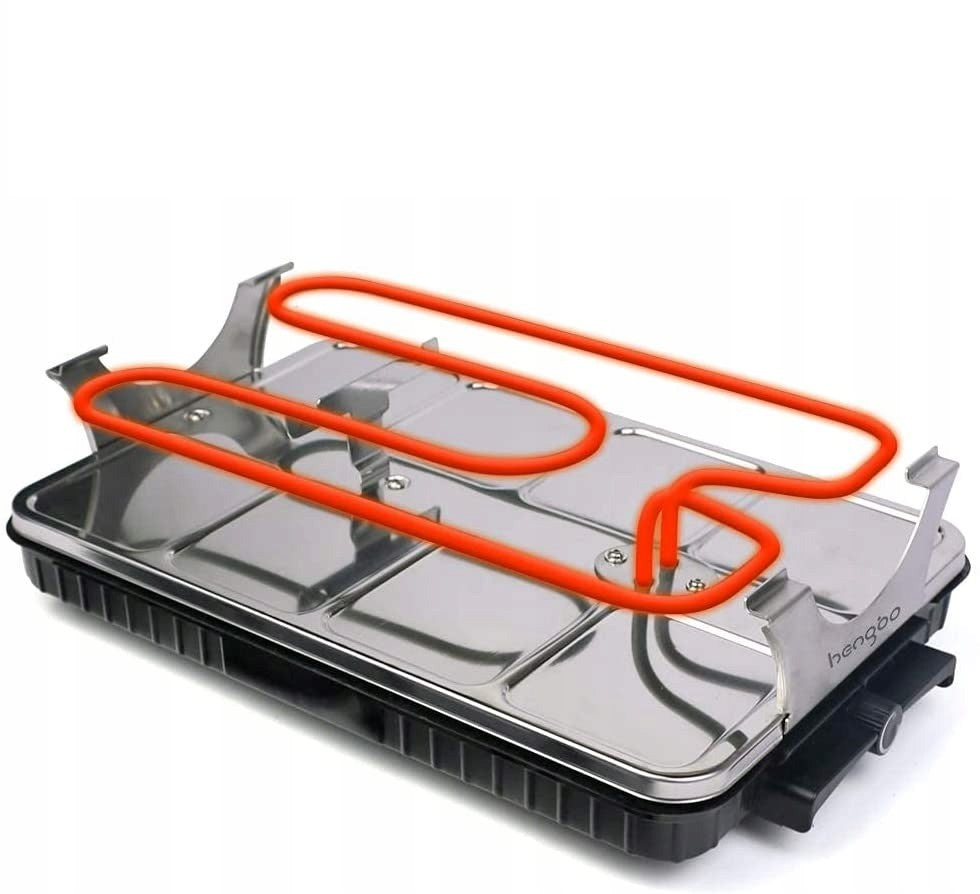 Raclette electric grill HENGOO SC-507-1 black 1300 W Power rating 1300 W