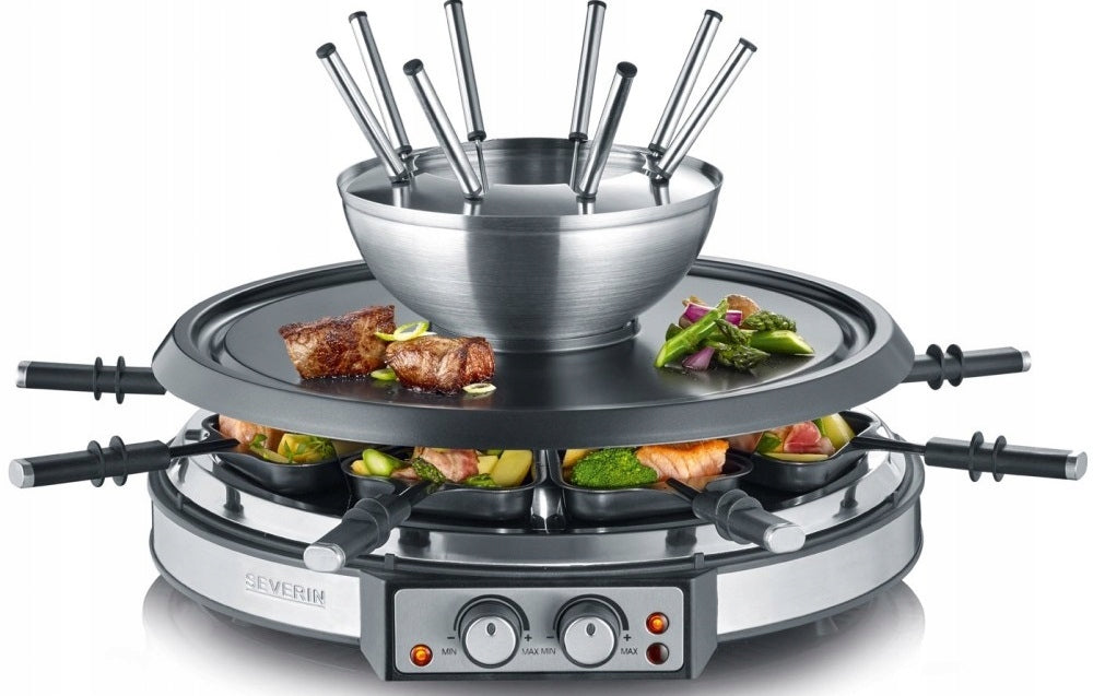 Raclette electric grill Severin RG 2348 silver/grey 1900 W Model RG 2348