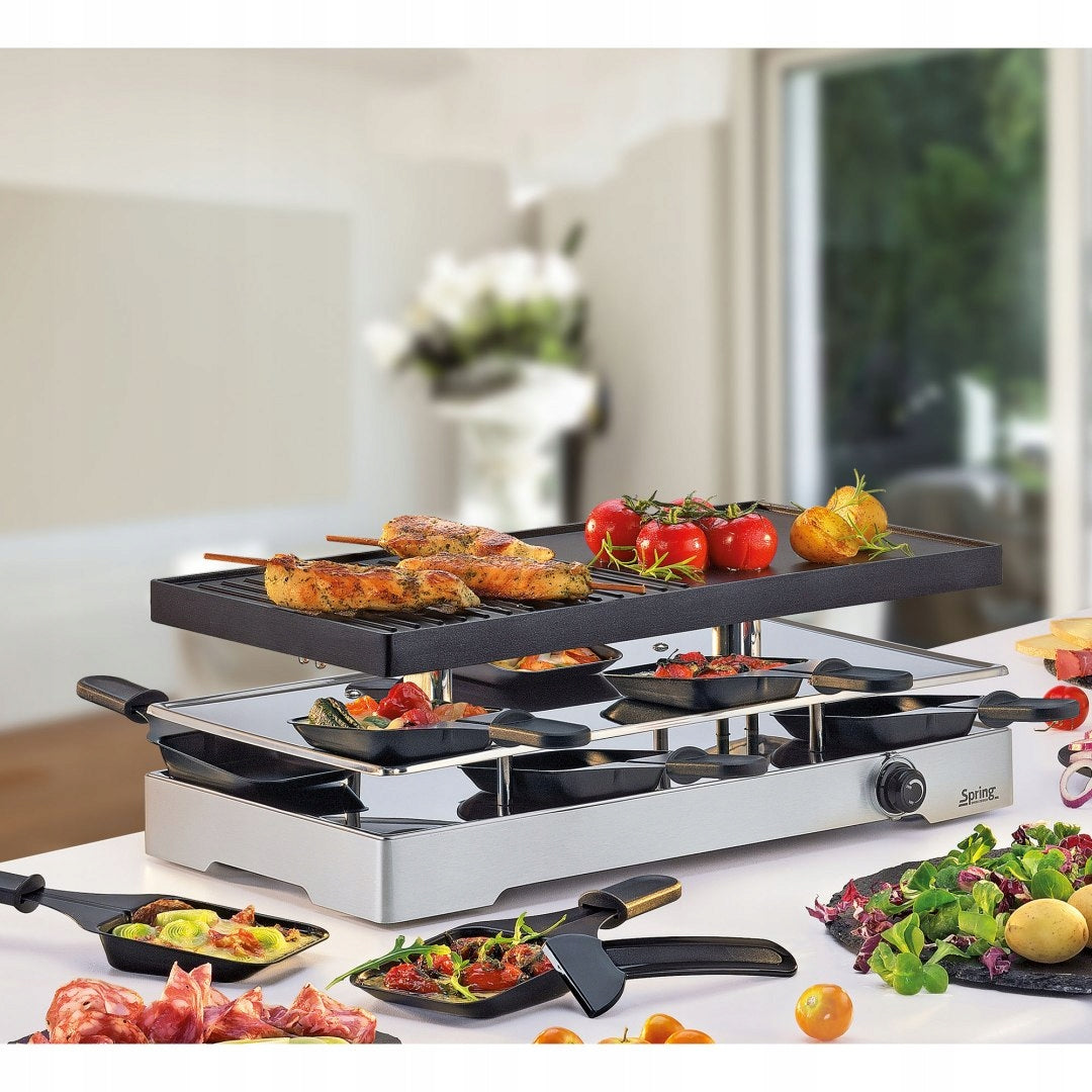 Raclette electric grill Spring SP-3267320001 multicolor 1 W Power rating 1 W