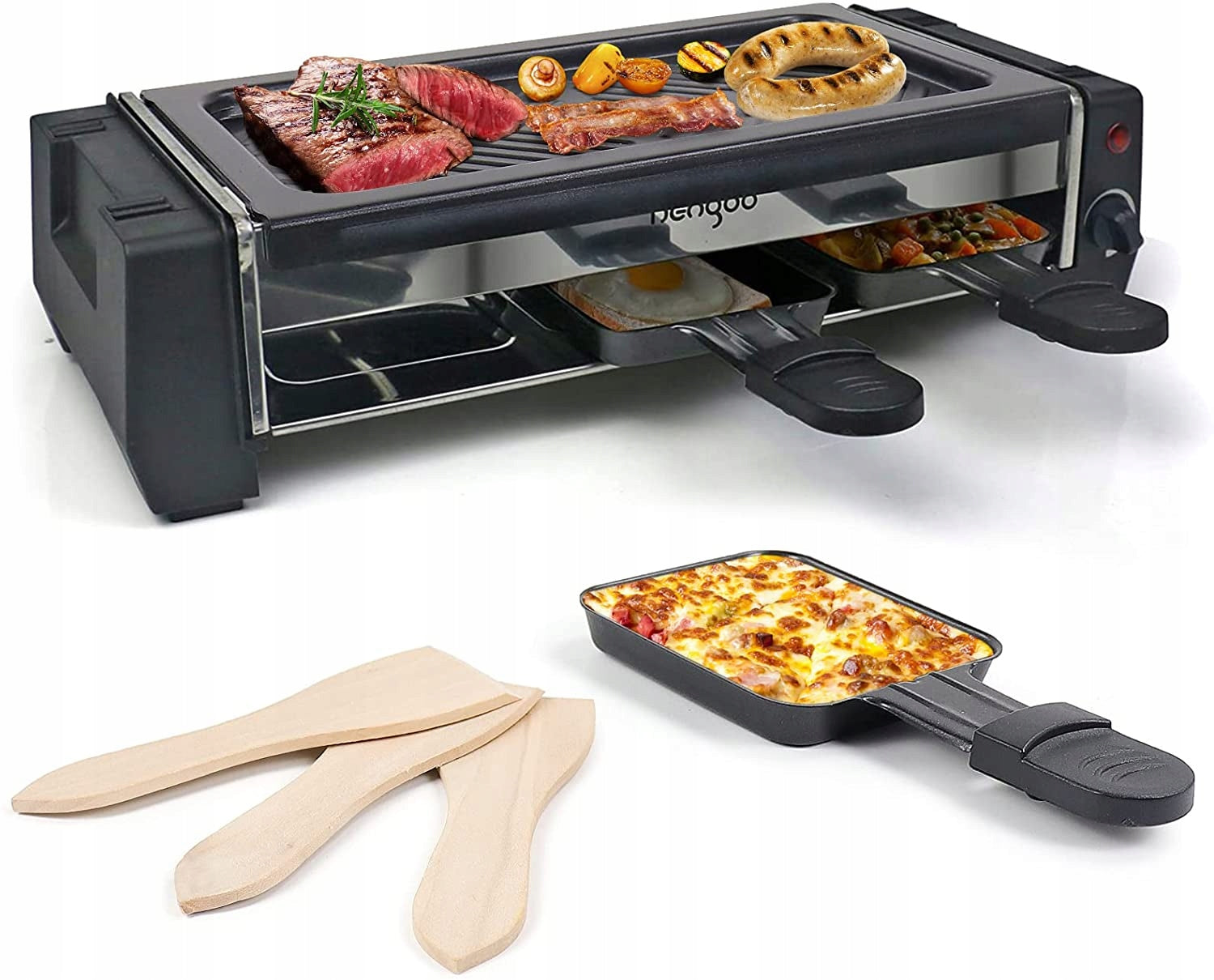 Raclette electric grill Voohek SC-508-3 black 700 W