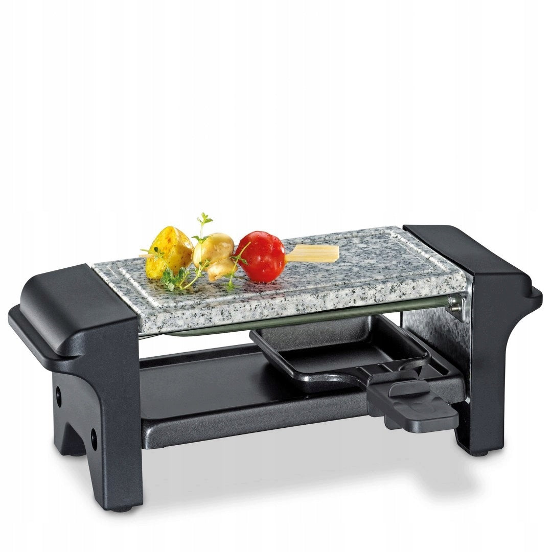 Raclette table grill for 2 people 32 x 10 x 11 cm