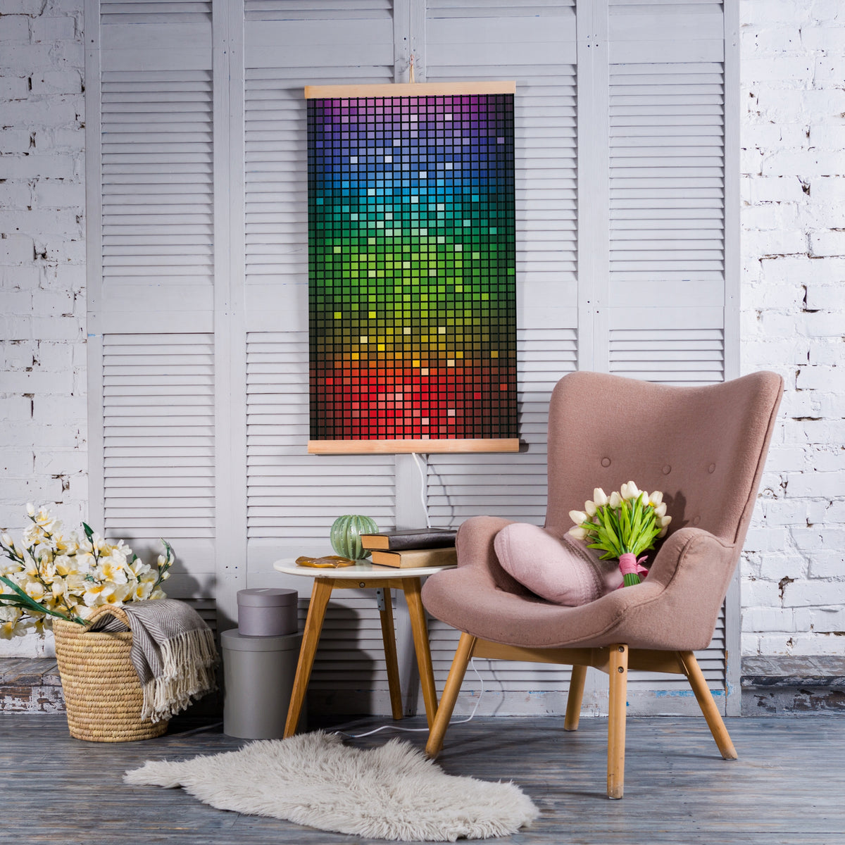 Radiator TRIO with TEMPERATURE CONTROLLER pattern: MOSAIC Manufacturer code 700466