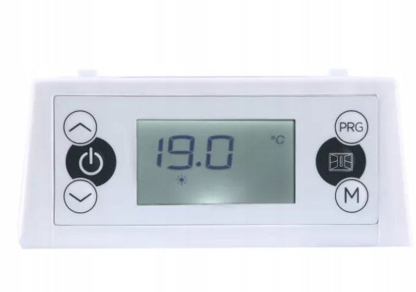 Radiator heater 500W quartz white 7 days programmer 5m Packaging status original