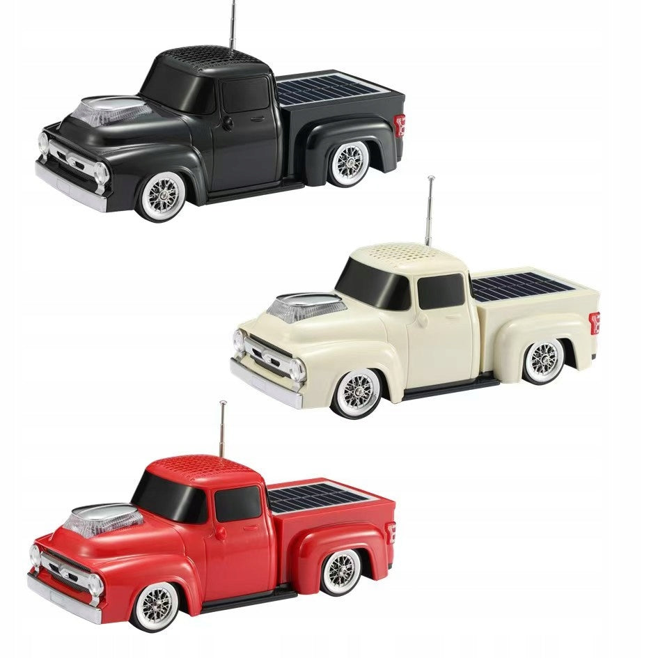 Radio Car Shaped Speaker Pick Up Solar Antenna Bluetooth Speaker Packaging status original