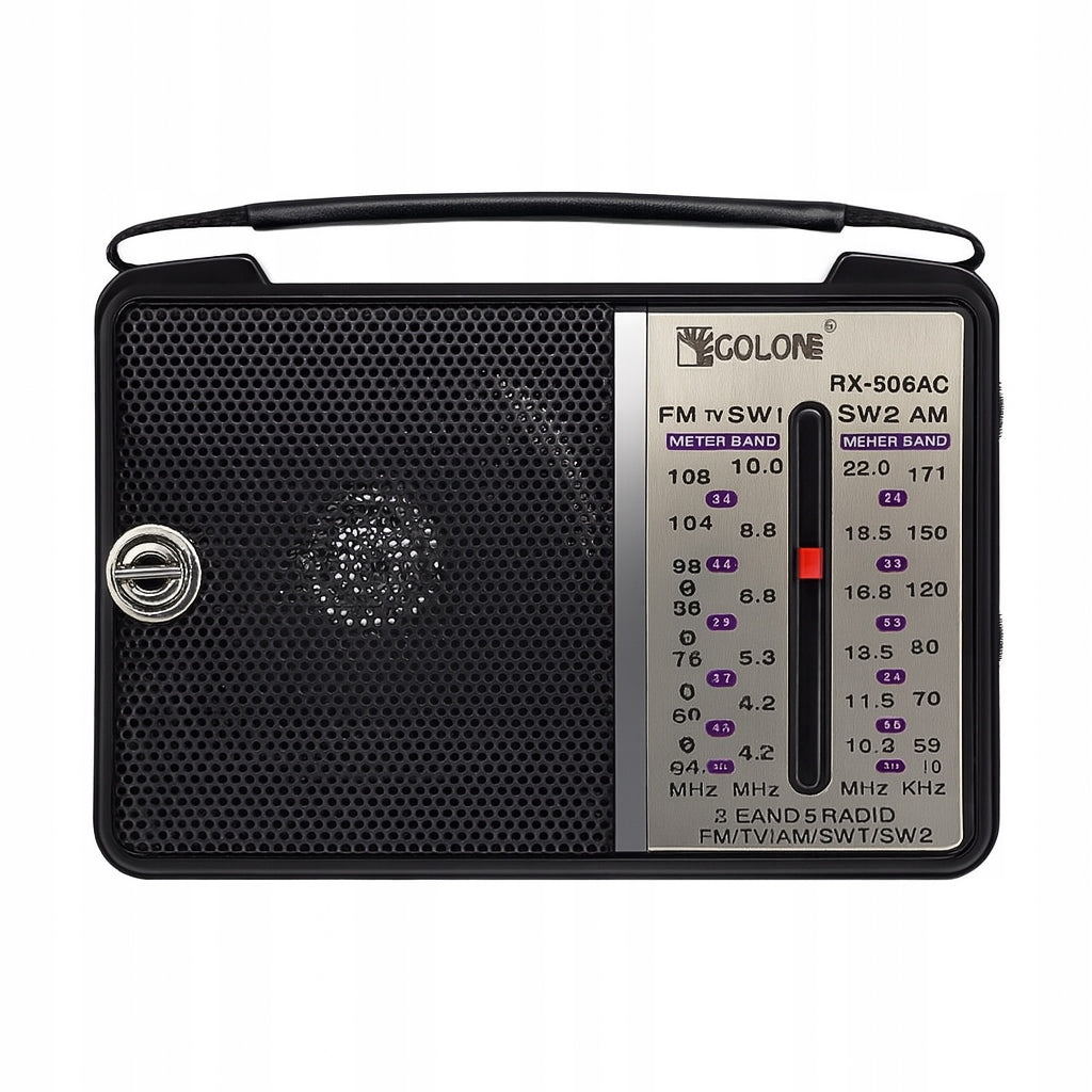 Radio GOLON RX-606AC – 5 bands FM/AM/SW1/SW2/TV EAN (GTIN) 4069184604387