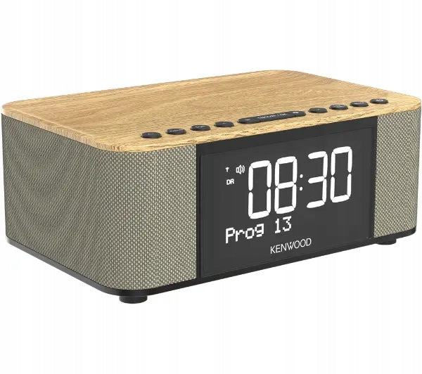 Radio Receiver Kenwood CR-ST40DAB-M FM Radio DAB+ Alarm Clock Bluetooth Brown Color brown