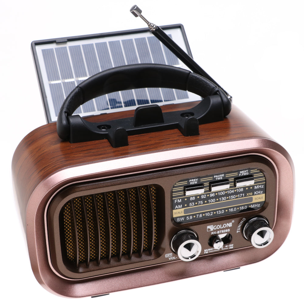 Radio Retro Golon full band FM/AM/SW portable solar speaker Brand no brand