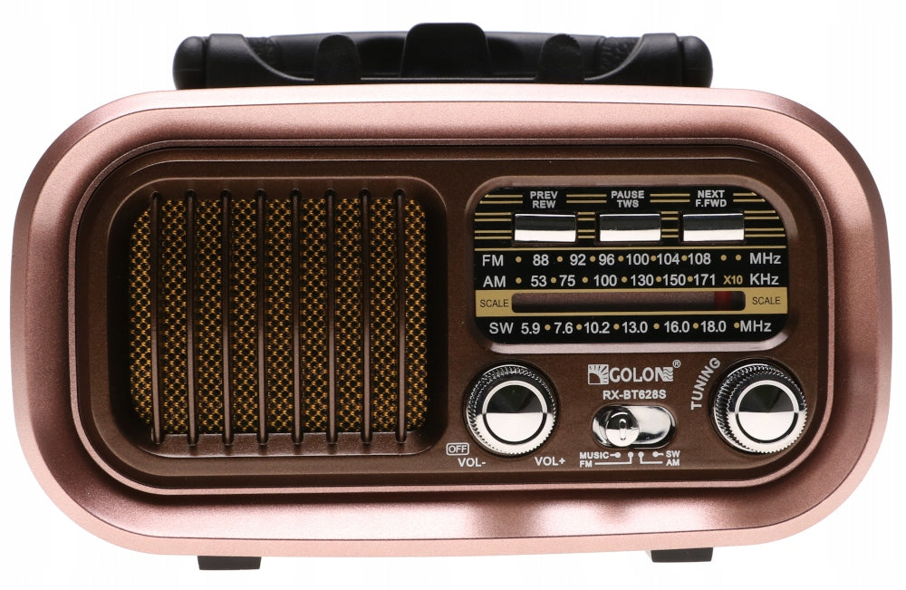 Radio Retro Golon full band FM/AM/SW portable solar speaker