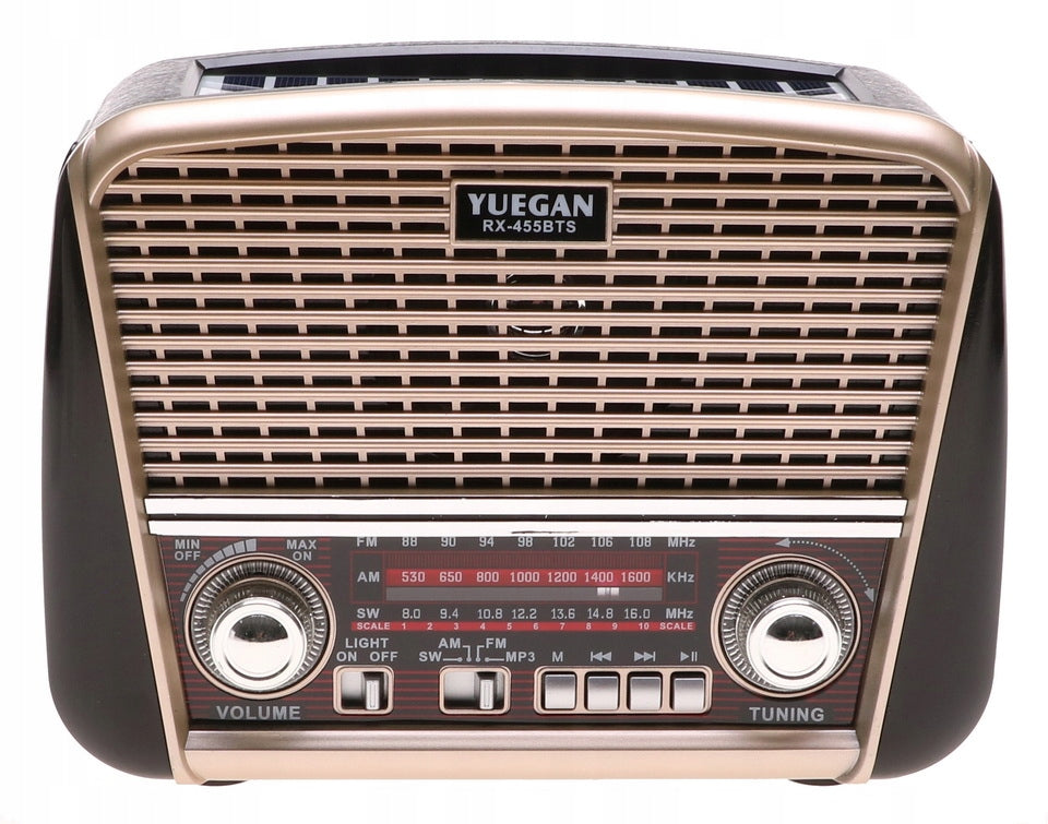 Radio Retro Kitchen SOLAR Bluetooth Speaker FLASHLIGHT Solar USB MP3 Packaging status original