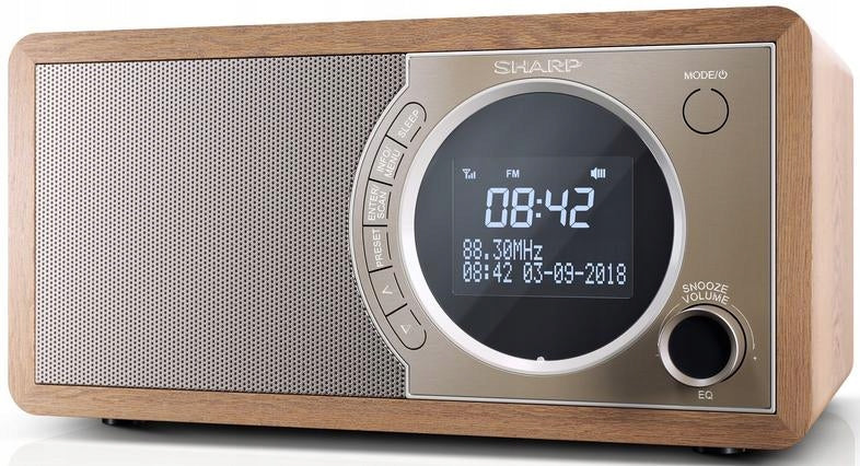Radio SHARP DR-450 Brown Brand Sharp