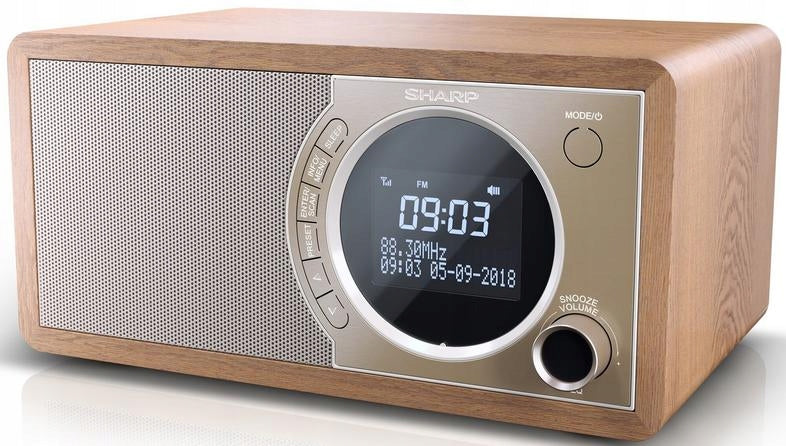 Radio SHARP DR-450 Brown Packaging status original