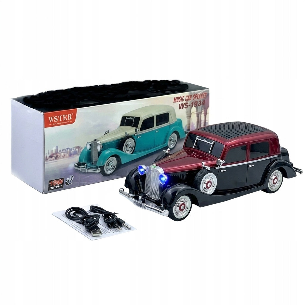 Radio Speaker Auto Limousine Capone Retro Red Bluetooth AUX Speaker Manufacturer code NO-2003983