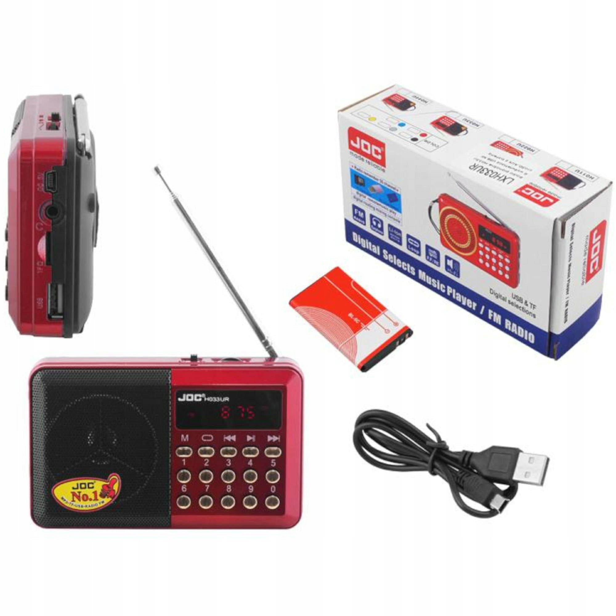 Radio batteries AM, FM JOC H033UR Manufacturer code H033UR