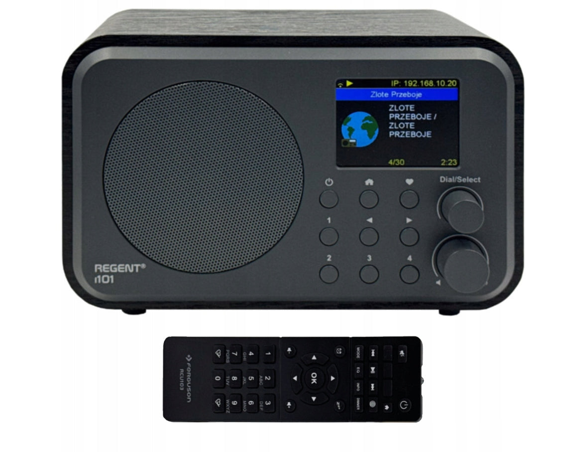 Radio for DAB+ FM Internet network-battery office Ferguson i101 black