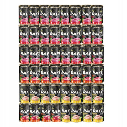 Rafi Cat Grain Free ADULT - Mix of 3 flavours 48x400g