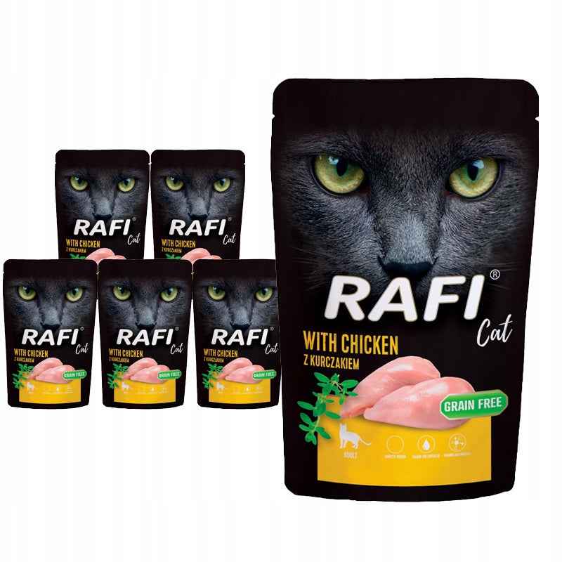 Rafi Wet Cat Food Rafi Cat Adult with Chicken 100 g x 10