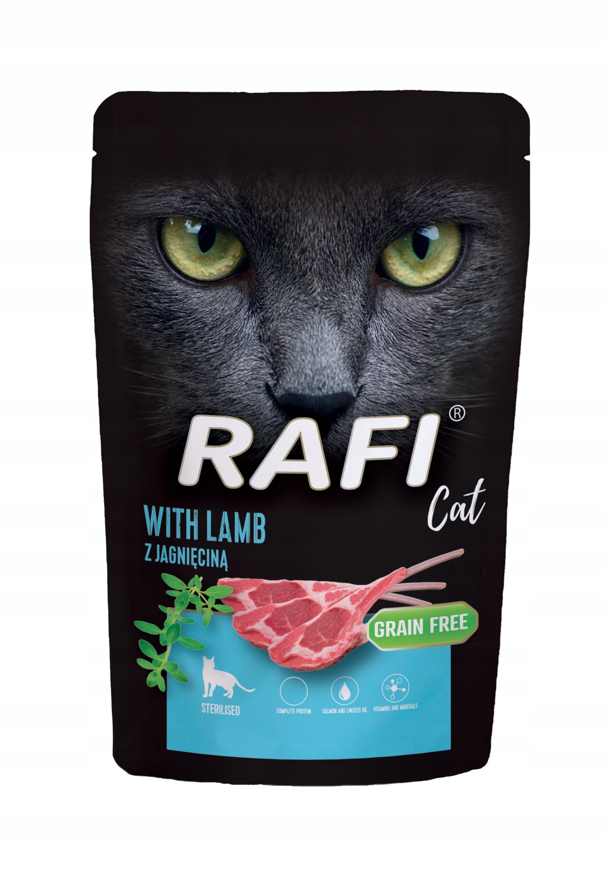 Rafi Wet Cat Food Rafi Cat Adult with Lamb 100 g
