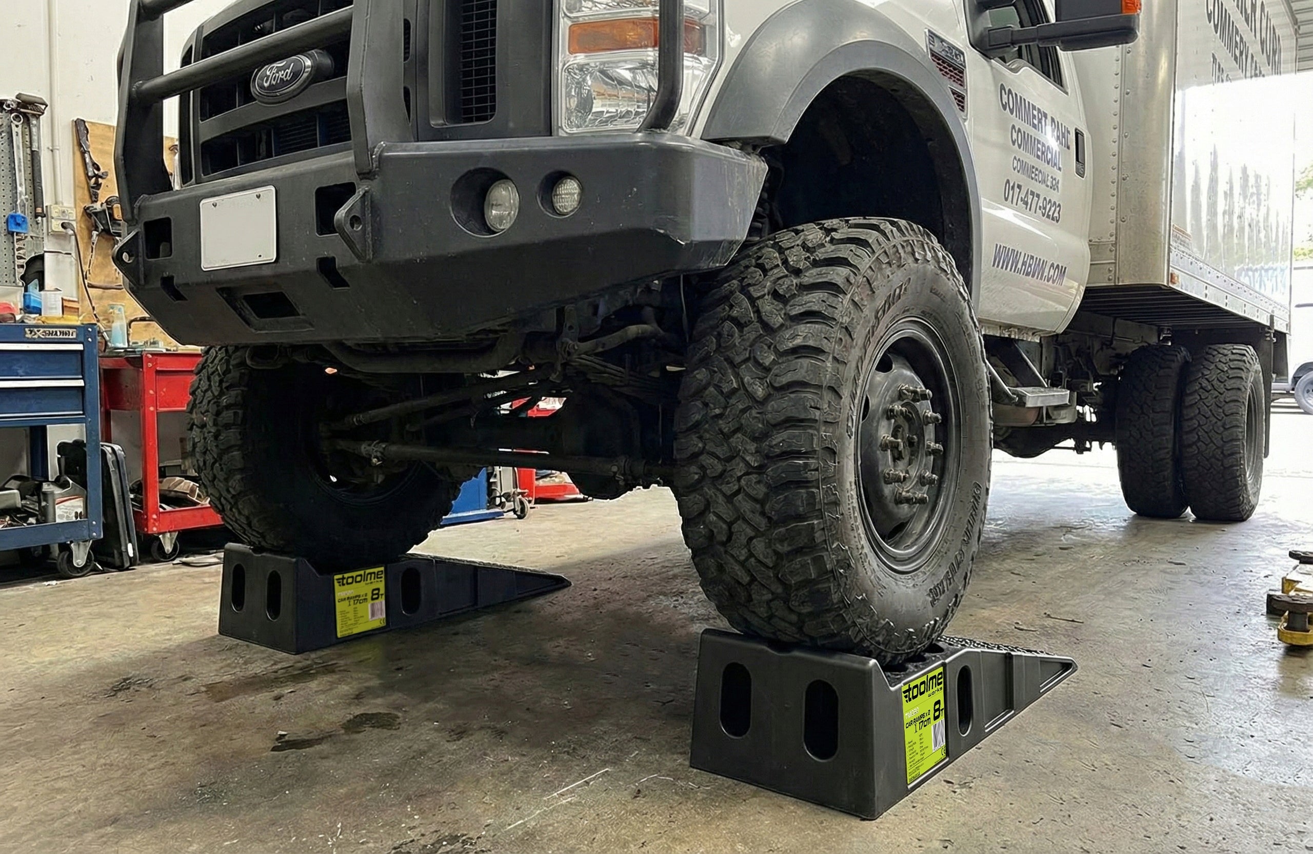 Raids 8T car ramp driveway 8T 2pcs TM020 HDPE! toolme Customs tariff code 73089098