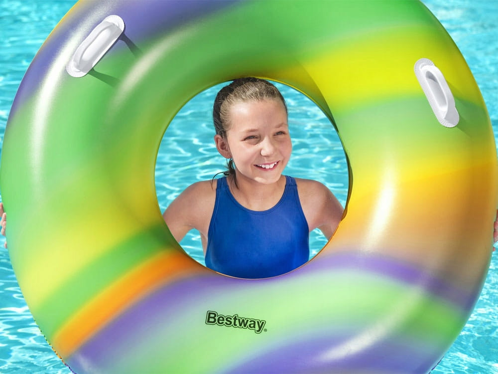 Rainbow Circle Swimming Wheel 119cm Bestway 36352 Kind swim ring