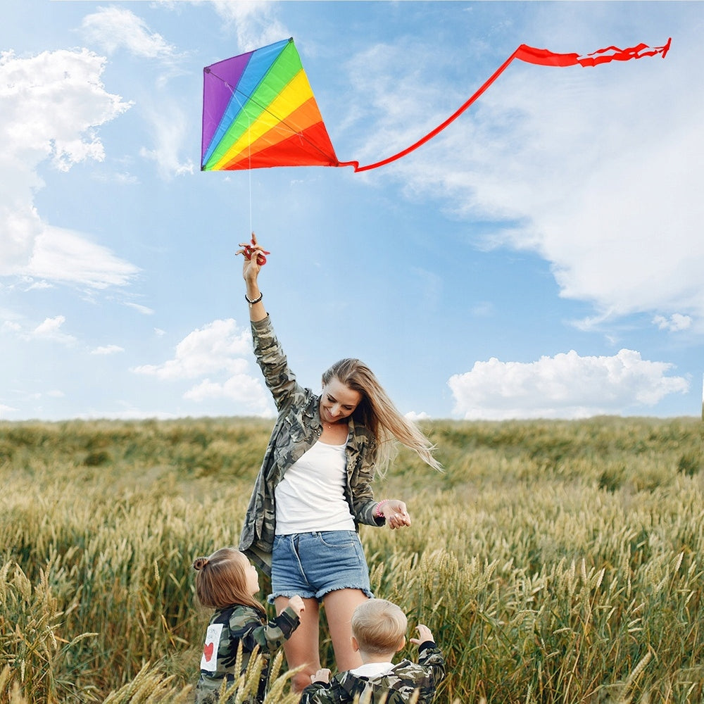 Rainbow kite 87x81 cm, Vilde, 489289.5904316474119, Kid's age 3＋ years