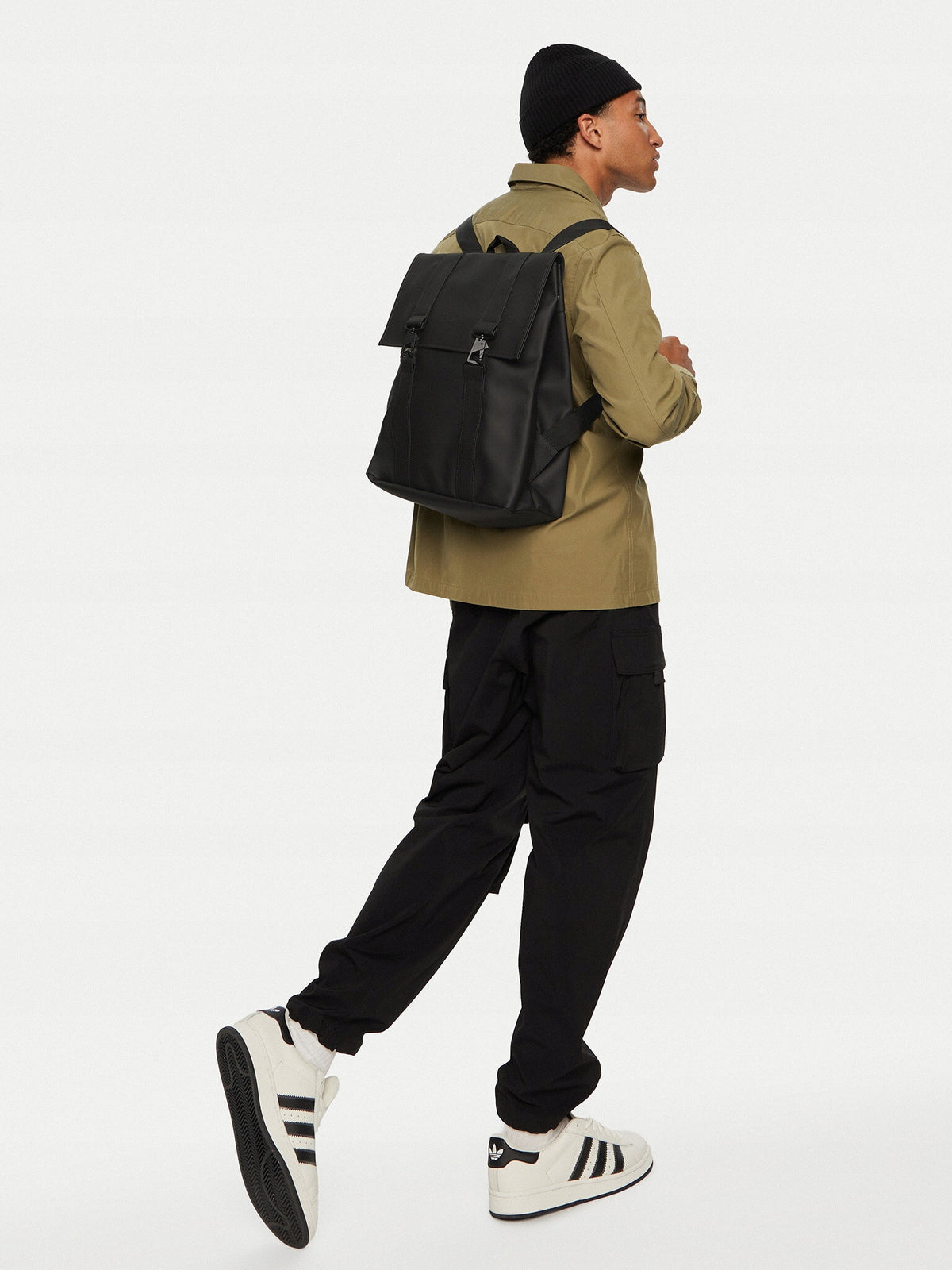 Rains Unisex Backpack 13300 Black Brand Rains