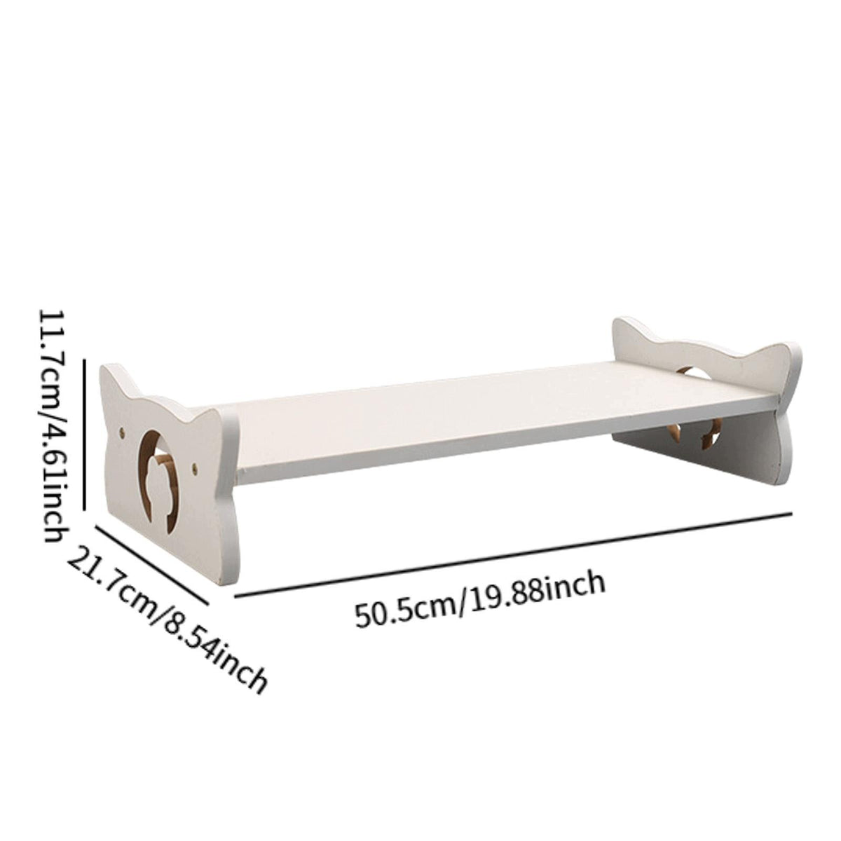 Raised Pets Feeder Bowl Rack Elevated Dogs Bowl Stand Pet Slow Feeder white Packaging status original