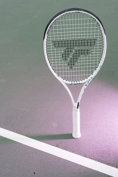 Badmintonschläger Tecnifibre Tempo, weiß 