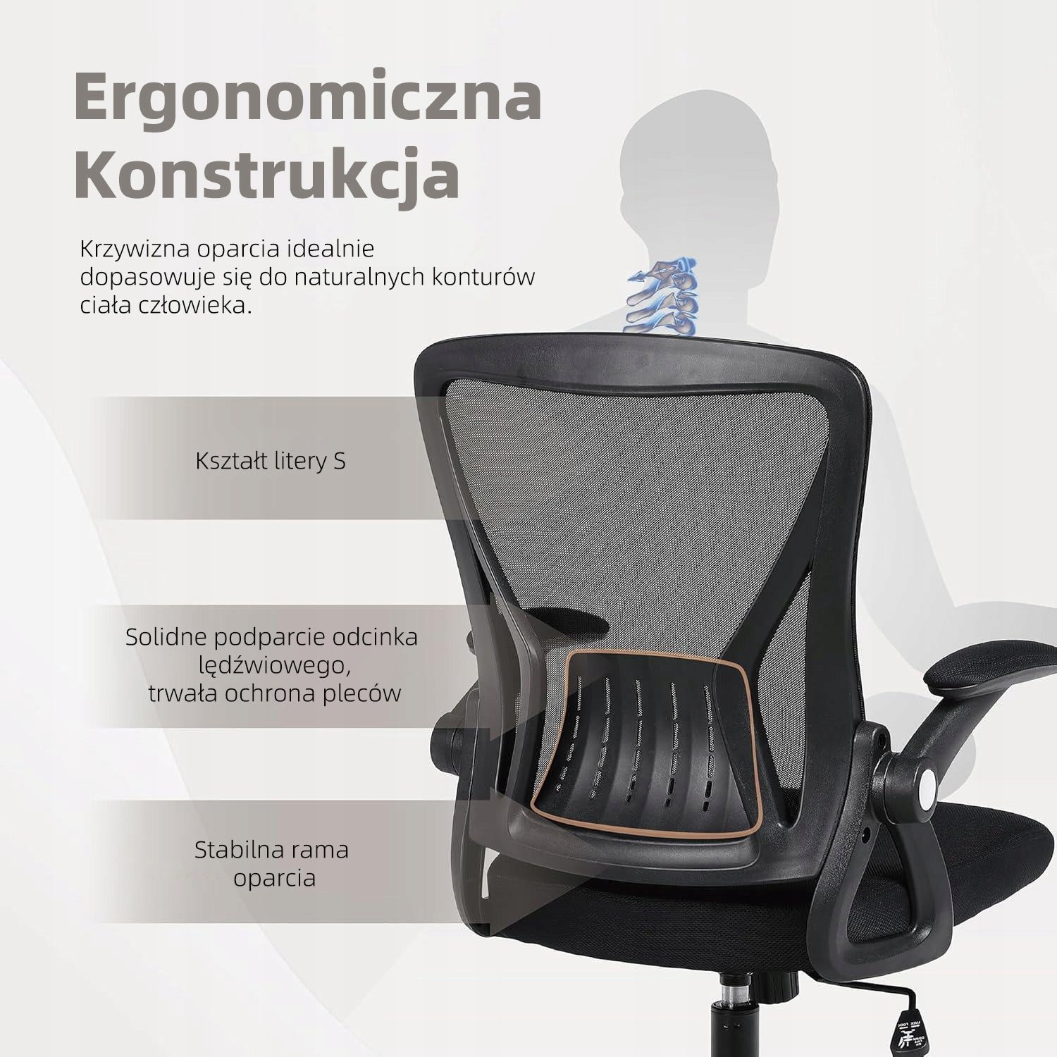 Ralex-chair Fotel Biurowy Obrotowy Ergonomiczny Materiałowy Krzesło Biurowe Manufacturer code 2004BK