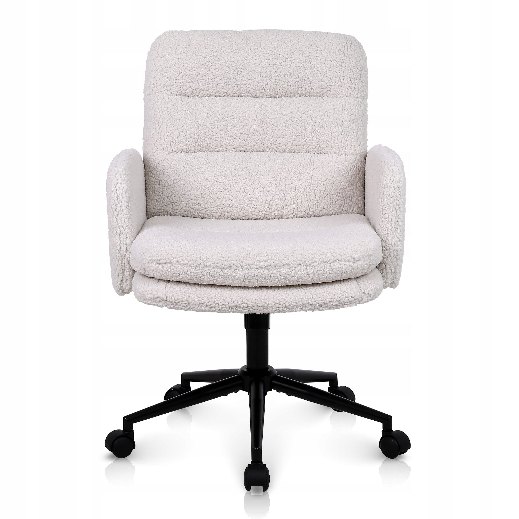 Ralex-chair Krzesło biurowe, krzesło biurowe z imitacji kaszmiru, Krem